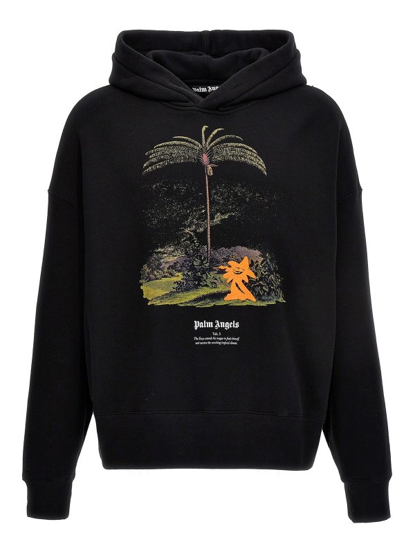 Palm Angels: Felpe e maglie - Enzo dalla felpa con cappuccio dei tropici