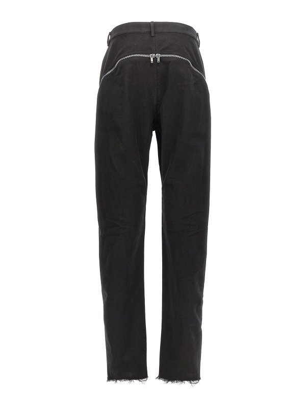 RICK OWENS: ストレートジーンズ online - ストレートジーンズ - 黒