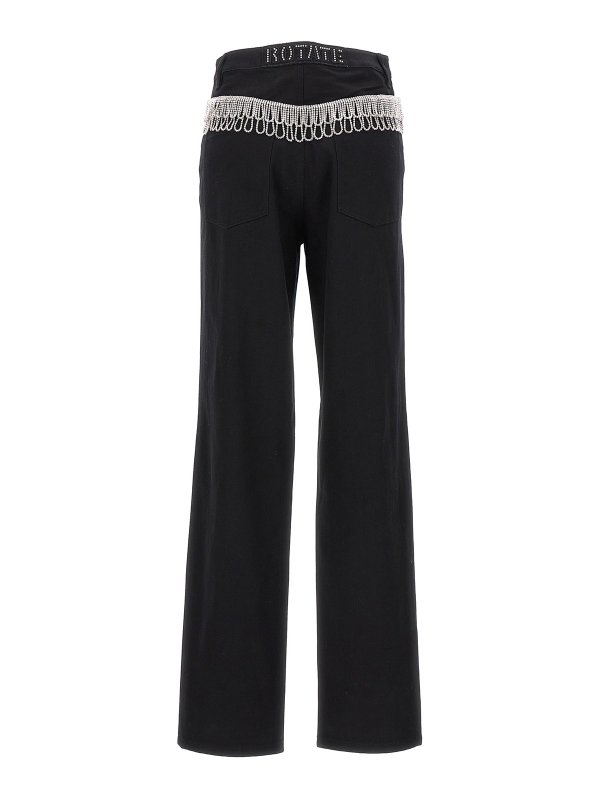 ROTATE Birger Christensen: straight leg jeans online - Jeans twill high rise