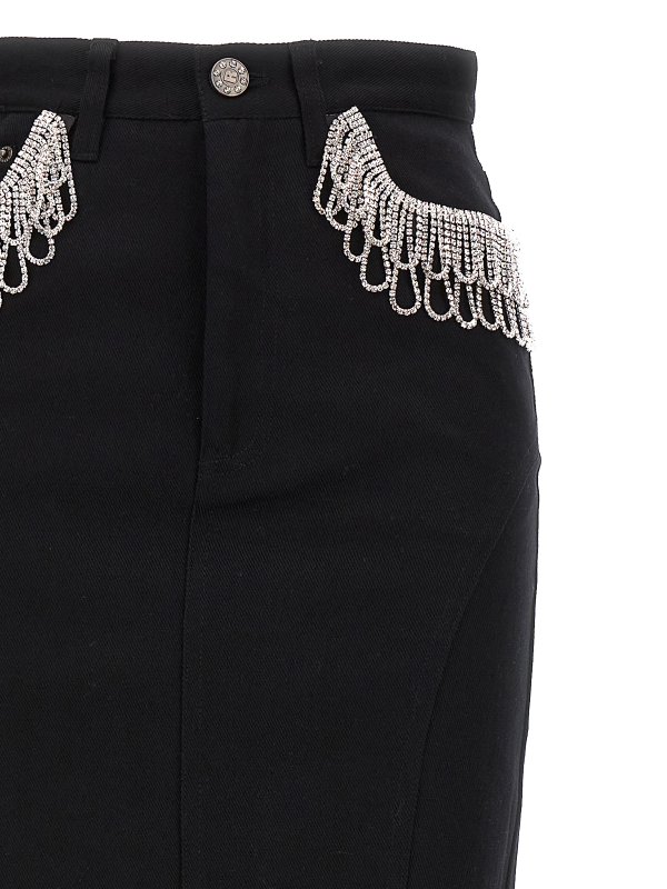 The Best Shops ROTATE Birger Christensen: Knee length skirts & Midi - twill maxi skirt