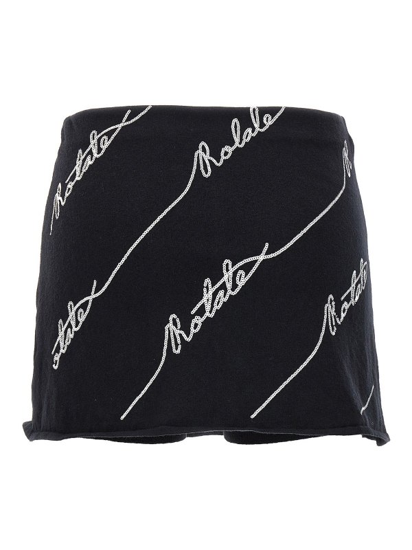 ROTATE Birger Christensen: Suéteres con cuello pico online - Suéter Cuello Redondo - Blanco