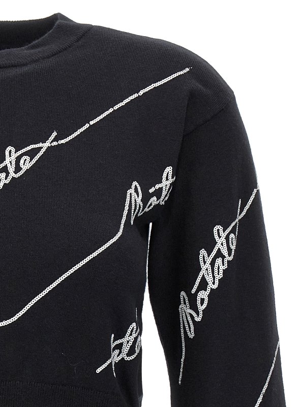 The Best Shops ROTATE Birger Christensen: クルーネック - クルーネック - 白