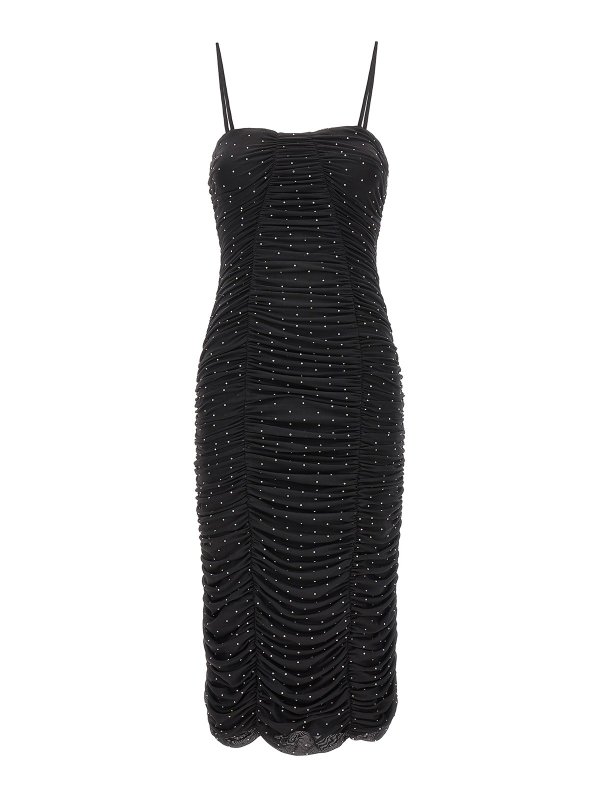 ROTATE Birger Christensen: ニーレングスドレス - 膝丈ドレス - 黒