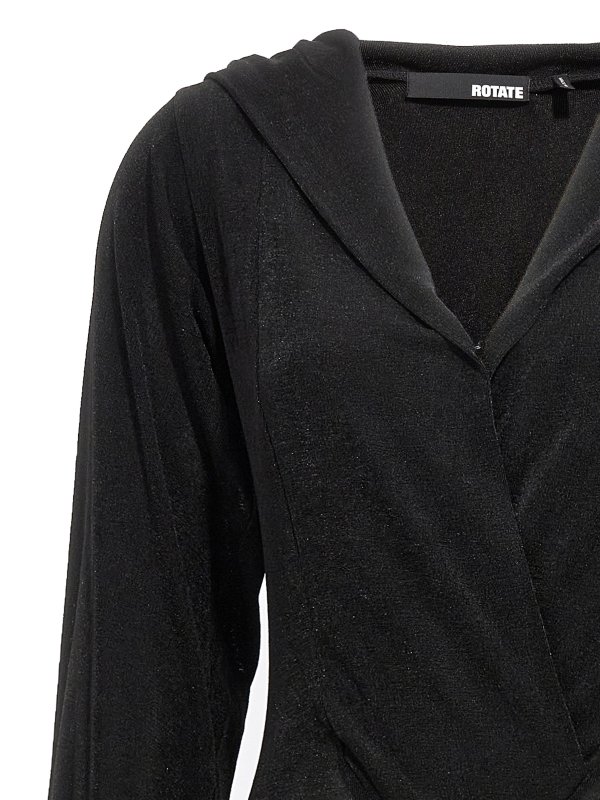 The Best Shops ROTATE Birger Christensen: ニーレングスドレス - 膝丈ドレス - 黒