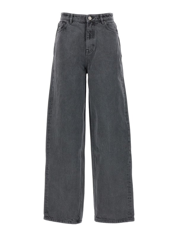 ROTATE Birger Christensen: Straight Leg Jeans - Straight Leg Jeans - Grau