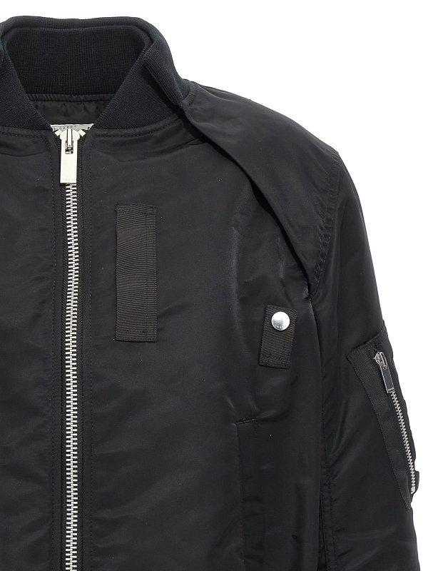 Nylon bomber jacket shop online: Sacai