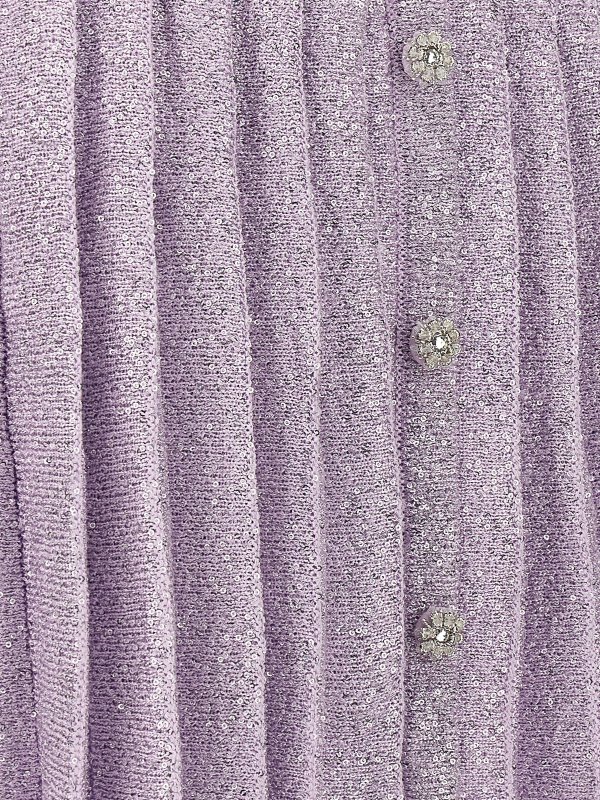 Jupe Midi - Violet shop online: Self Portrait