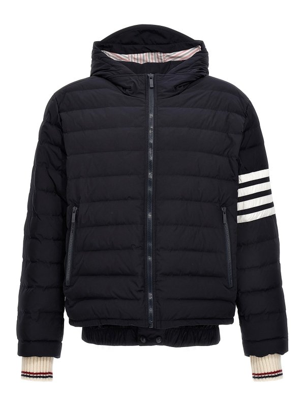 THOM BROWNE: padded jackets - Hooded jacket
