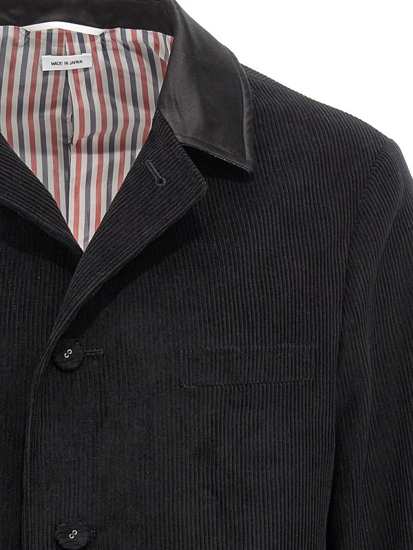 The Best Shops THOM BROWNE: casual jackets - Corduroy blazer jacket