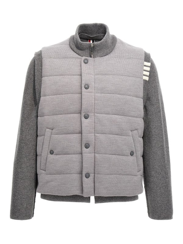THOM BROWNE: Parkas - Parka - Gris