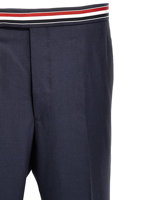 The Best Shops THOM BROWNE: カジュアルトラウザー - カジュアルパンツ - ブルー