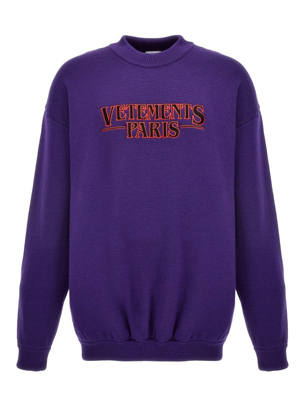 VETEMENTS: crew necks - Vetements paris sweater