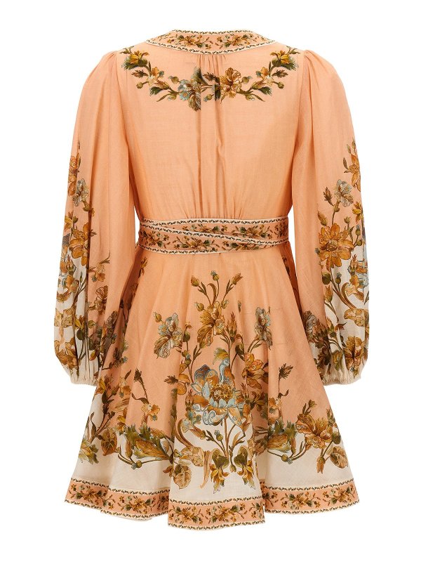 ZIMMERMANN: ニーレングスドレス online - 膝丈ドレス - ヌードカラー