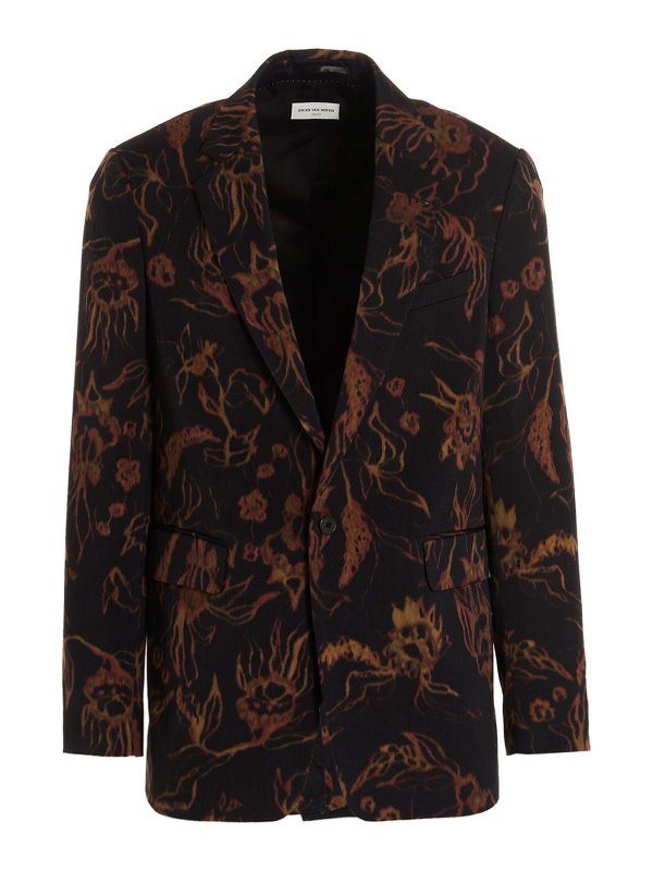 DRIES VAN NOTEN: Blazer - Blazer - Bunt