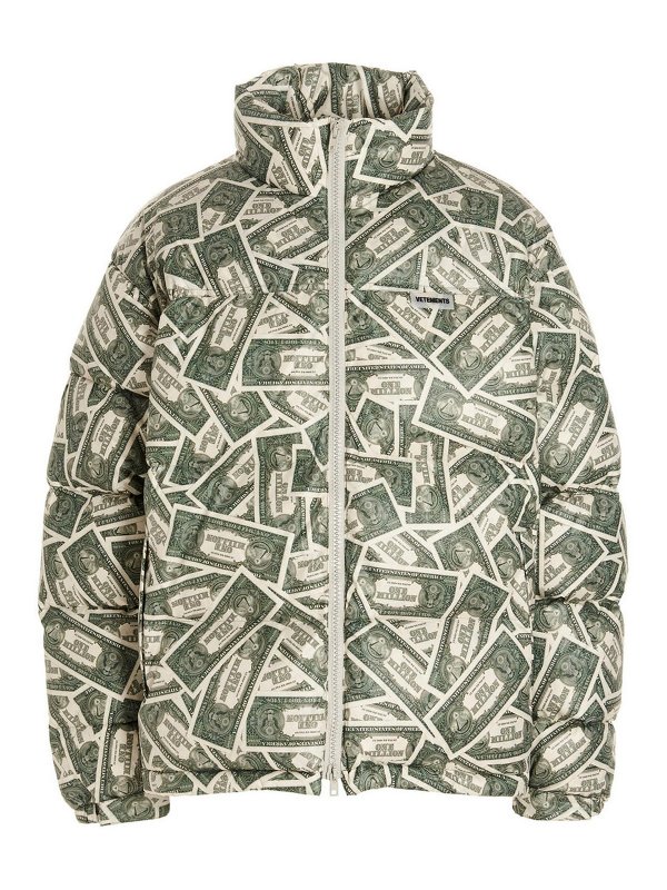 VETEMENTS: padded jackets - million dollar down jacket