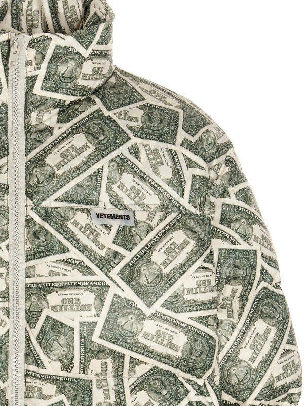 The Best Shops VETEMENTS: padded jackets - million dollar down jacket