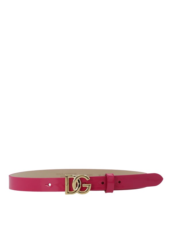 DOLCE & GABBANA: belts - Buckle logo belt