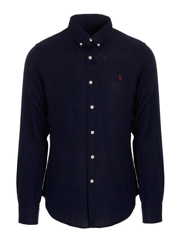 POLO RALPH LAUREN: Chemises - Chemise - Bleu