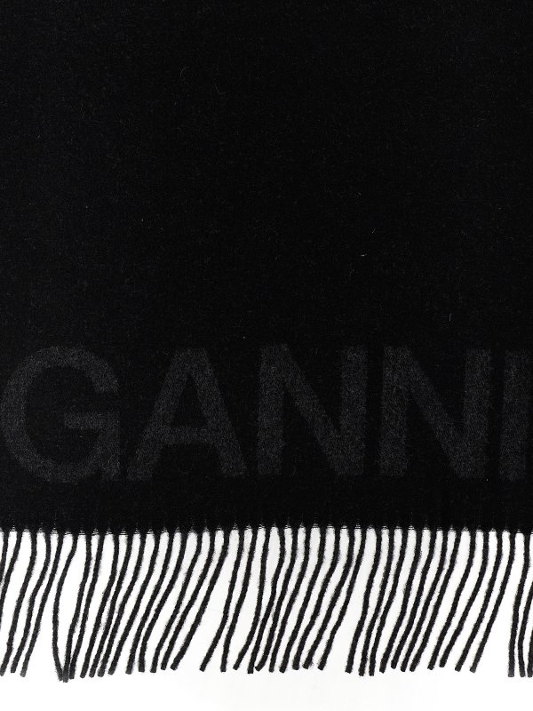 GANNI: Écharpes online - Écharpe - Noir