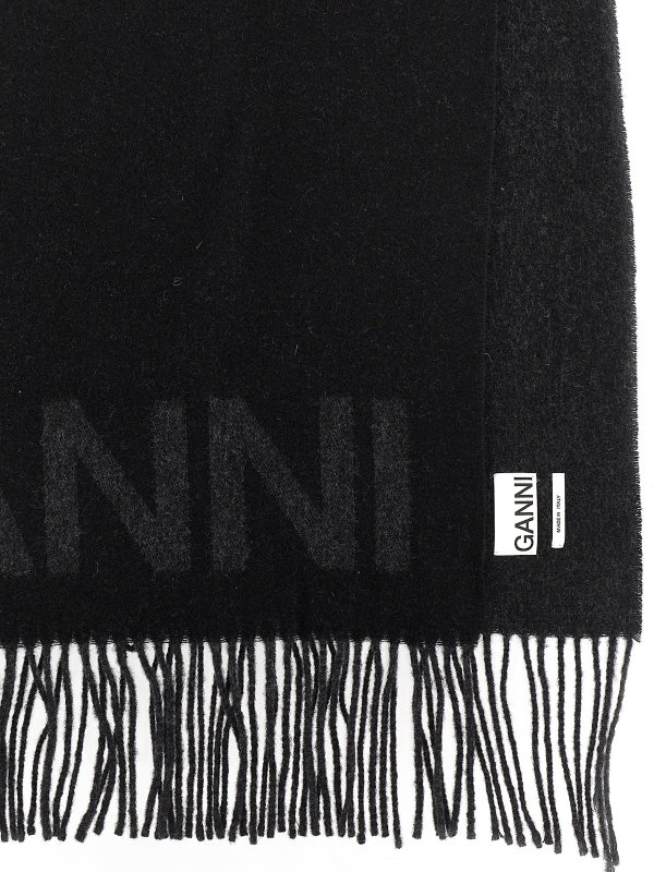 The Best Shops GANNI: Écharpes - Écharpe - Noir