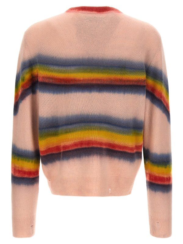 AMIRI: Suéteres con cuello pico online - Suéter Cuello Redondo - Multicolor