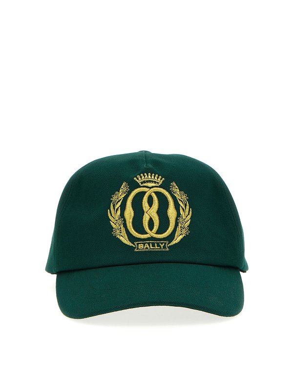 BALLY: hats & caps - Embroidered logo hat