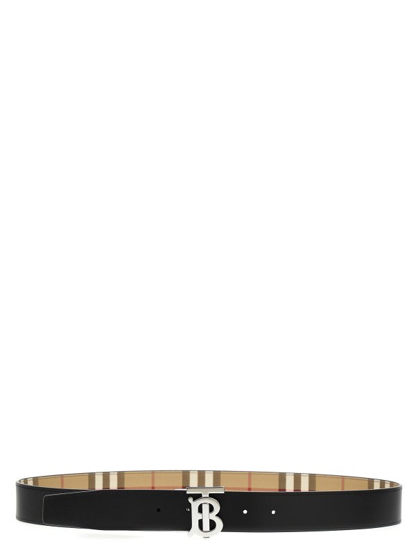 BURBERRY: belts online - Check belt