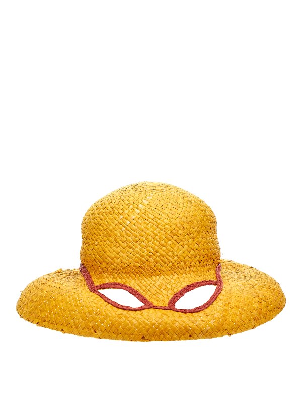 Marni: Chapeaux - Chapeau - Jaune