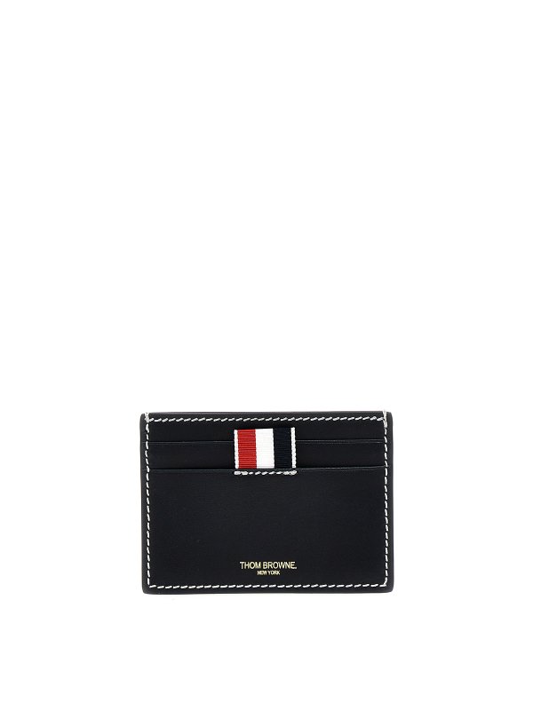 THOM BROWNE: portafogli - Portacarte con logo