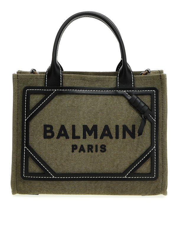 Balmain: totes bags - B-army small shopper