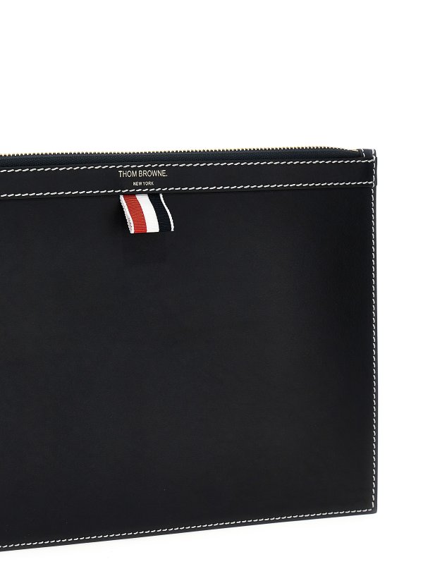The Best Shops THOM BROWNE: Clutches - Clutch - Blau
