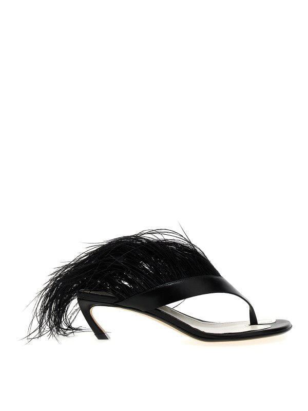 LANVIN: sandals - talon swing sandals
