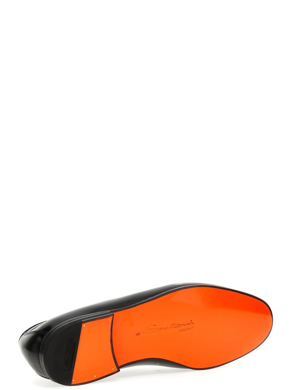 Mocassini in pelle con nappine shop online: SANTONI