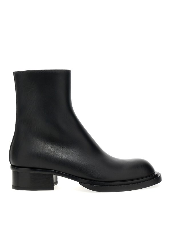 ALEXANDER MCQUEEN: ankle boots - stack cuba ankle boots