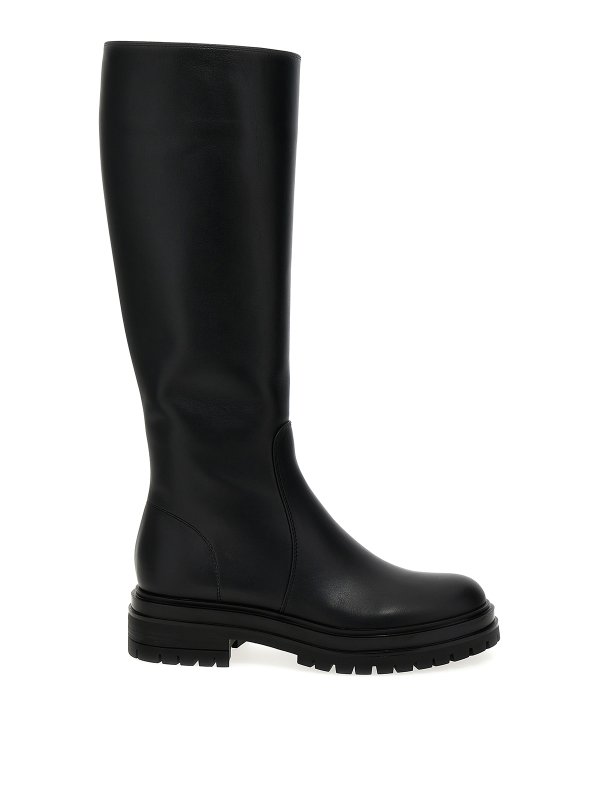 Gianvito Rossi: Bottes - Bottes - Noir