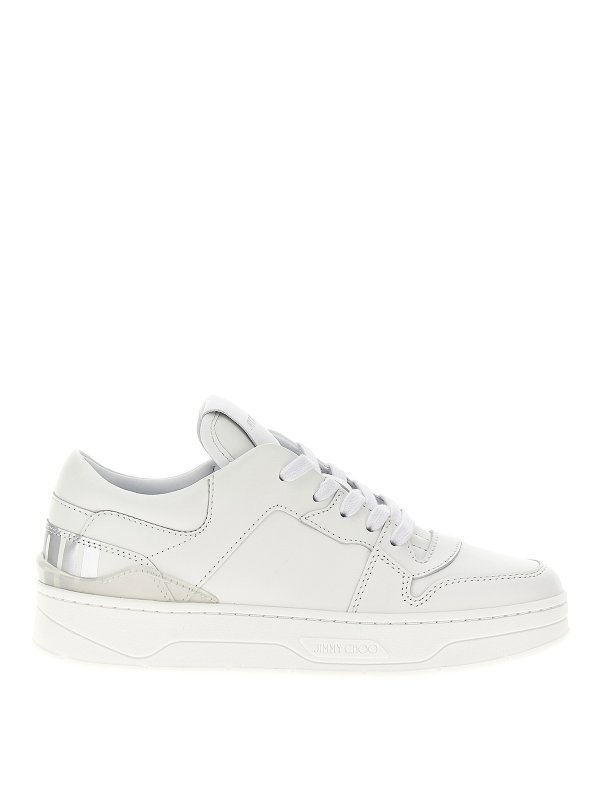 JIMMY CHOO: Chaussures de sport - Baskets - Blanc