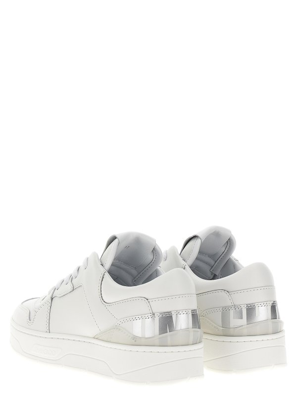 JIMMY CHOO: Chaussures de sport online - Baskets - Blanc