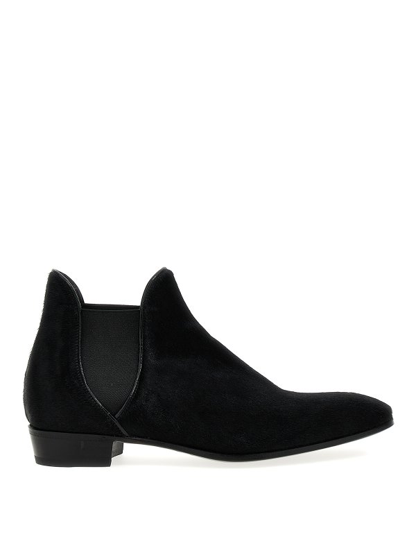 LIDFORT: ankle boots - Calf hair ankle boots