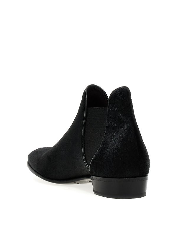 LIDFORT: ankle boots online - Calf hair ankle boots