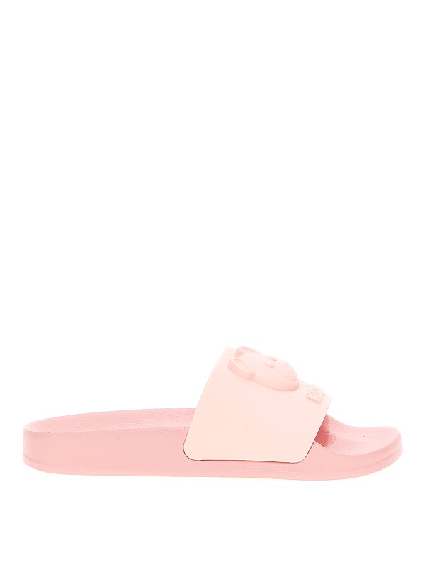 MOSCHINO: flip flops - teddy slides
