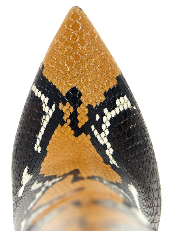 The Best Shops Paris Texas: boots - printed phyton boots