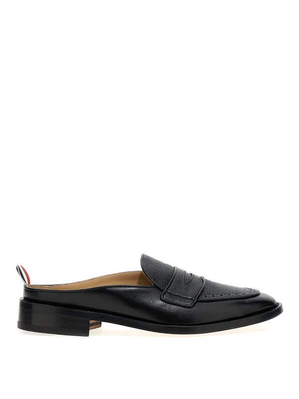 THOM BROWNE: ロファー＆スリッパ - ローファー - 黒