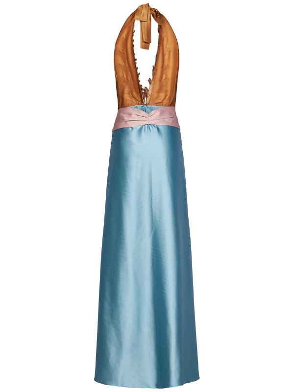 CLARA AESTAS: マキシドレス online - 膝丈/ミディスカート - ブラウン