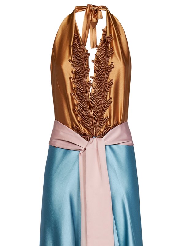 The Best Shops CLARA AESTAS: マキシドレス - 膝丈/ミディスカート - ブラウン