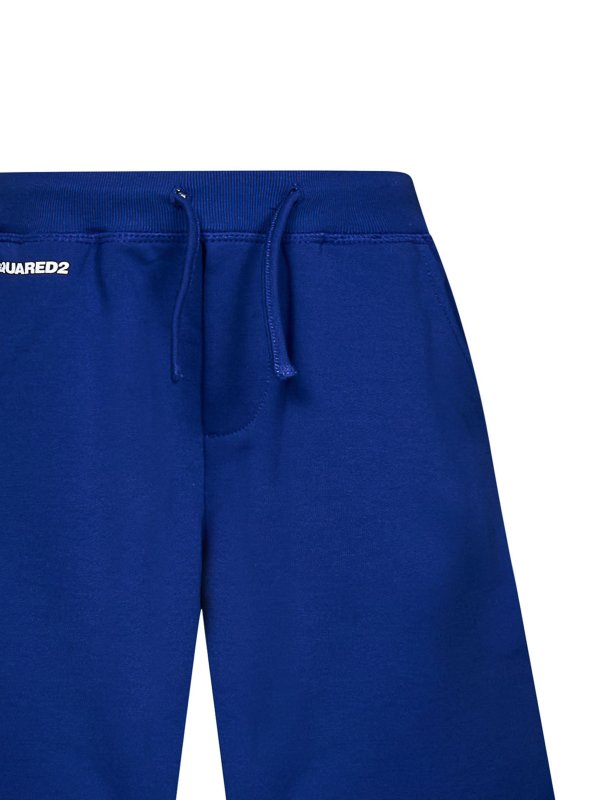 The Best Shops DSQUARED2: トラウザーショーツ - ショートパンツ - ブルー