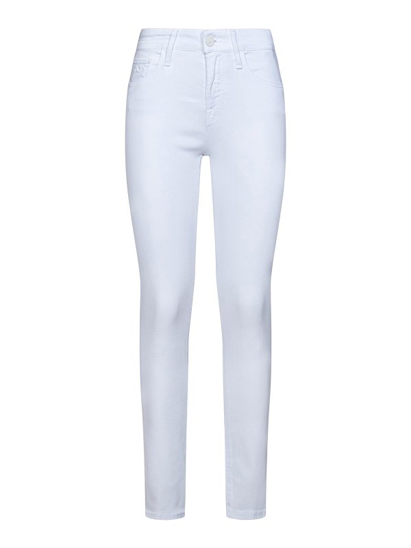 JACOB COHEN: スキニージーンズ - スキニージーンズ - 白