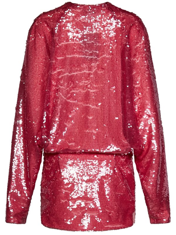 The Attico: Knee length skirts & Midi online - Light pink sequined minidress