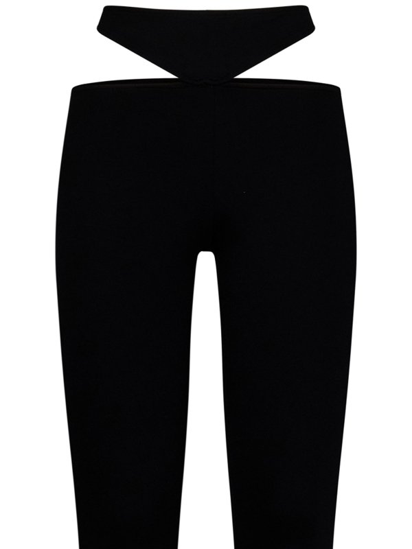 The Best Shops The Attico: カジュアルトラウザー - フレアジーンズ - 黒