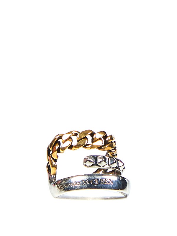 ALEXANDER MCQUEEN: イヤリング - イヤリング - 金