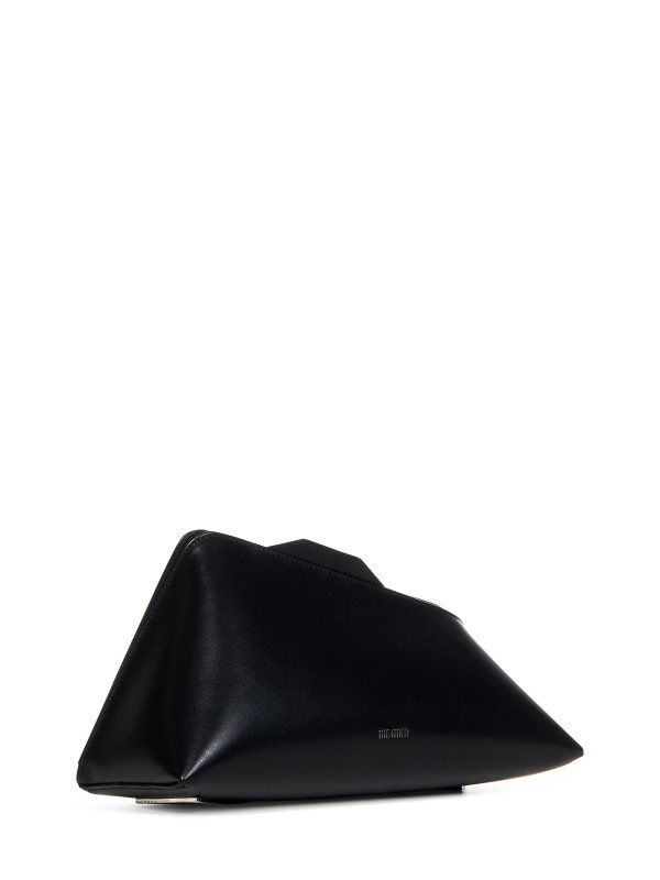 The Best Shops The Attico: pochette - Pochette oversize in pelle di vitello nera